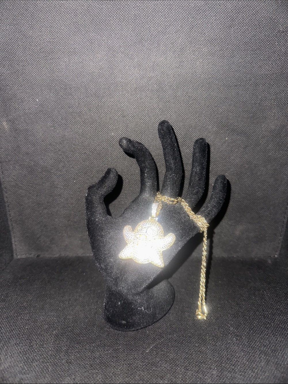 Gold Ghost Pendant Necklace - Women Accessories